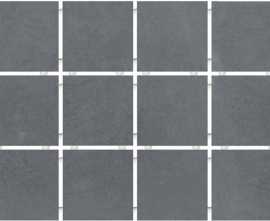 Керамогранит Kerama Marazzi 1290H Амальфи серый темный 9,8х9,8 (полотно 29,8х39,8 из 12 частей)