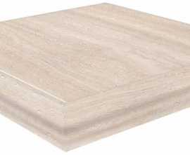 Kerama Marazzi SG157200R/GR/AND Ступень Пантеон бежевая правая угловая 34х34