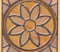 Kerama Marazzi Платан Вставка W004/3274 7,2х7,2