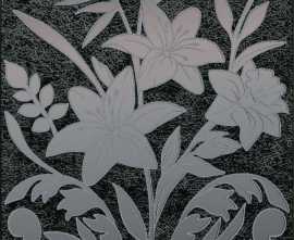 Декор Kerama Marazzi HGD/B567/5292 Барберино 3 чёрный глянцевый 20x20