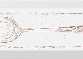 Декор Kerama Marazzi NT/C51/9001 (NT/C51/2882) Ложка карамель 8,5*28,5