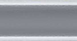 Бордюр Global Tile 5151290В Steel Серебряный блестящий 90*1,2