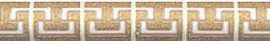 Бордюр Kerama Marazzi 9ADT53/85 Карандаш Орнамент золото матовый 25х2
