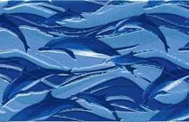 Декор Kerama Marazzi AR132/2828 Дельфины 8,5*28,5