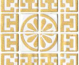 Kerama Marazzi DT28 Ритм керамическая вставка 9,8*9,8