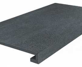 Kerama Marazzi DD602520R/GCF Ступень клееная Про Матрикс черный обрезной 33*60