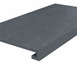 Kerama Marazzi DD602420R/GCF Ступень клееная Про Матрикс антрацит обрезной 33*60