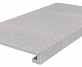 Kerama Marazzi DD602020R/GCF Ступень клееная Про Матрикс серый светлый обрезной 33*60