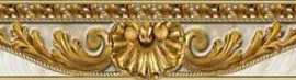 Бордюр Baldocer Zocalo Relieve Davos Oro 9x85