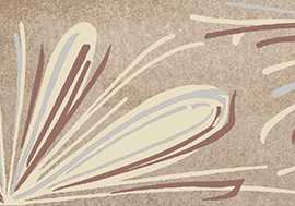 Azori 587891001 Бордюр Sonnet Beige Flower 50,5x6,2