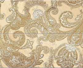 Панно Azori Sfumato Beige Paisley панно (комплект 2шт) 50.5x40.2