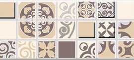 Azori Vento Mocca Mosaic бордюр 30x6.2