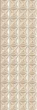 Бордюр Azori Pandora Latte Geometry 7,5х63
