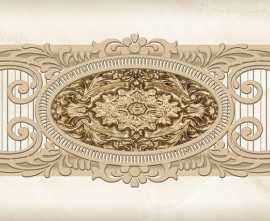 Eurotile Бордюр 553 ERMITAGE центр 8.5х29.5