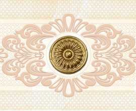 Eurotile Бордюр 608 MARBELIA центр 7х245
