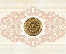 Eurotile Бордюр 602 MARBELIA центр 7х29.5