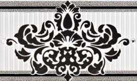 Бордюр Piemme MRV231 Frise Elite Bianco/Nero 8x30