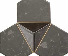 Мозаика Tubadzin Scoria black 1 19.2x16.5