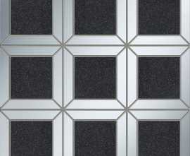 Мозаика Tubadzin Lucid square black 29.8x29.8