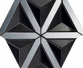 Мозаика Tubadzin Lucid black 31.2x35.4