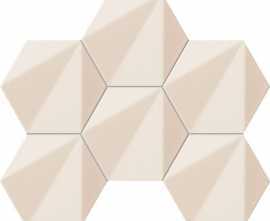 Декор Tubadzin MS-Beat of White hex 28.9x22.1