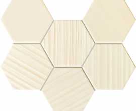 Декор Tubadzin Ms-Horizon hex ivory 28,9x22,1