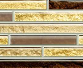 Бордюр Tubadzin LS-01-164-0372-0098-1-005 Venatello brown mosaic 37,2x9,8