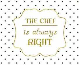 Декор Monopole Love Cook Decor Chef 15*15