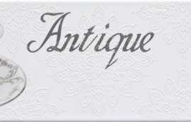 Декор Monopole Decor Veronika Brillo Antiqua Blanco 10x40