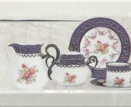Декор Monopole Petra Pranzo Silver C 10x30
