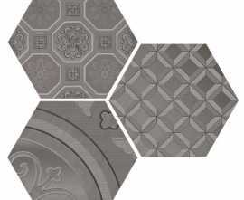 Декор Cifre decor VODEVIL GREY 3шт/Комплект 17.5*17.5