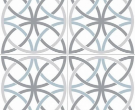 Керамогранит Dualgres Chic Bosham White 44,5x44,5