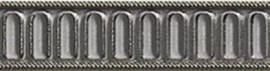 Бордюр El Molino Moldura Leonora Plata Perla 3x25