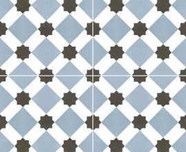 Плитка NiceKer Chic Howard Blue 45х45
