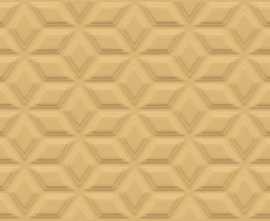 Плитка Sant Agostino CSASP3DY02 SpringPaper 3D-02 Yellow 25x75