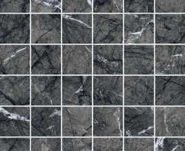 Декор Coliseumgres 610110000735 Uffizi Black Mosaico 30x30