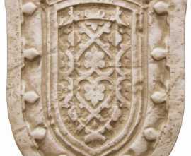 Декор Saloni Inserto Blason Crema 17x23