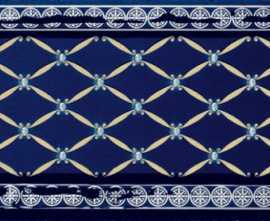 Бордюр Ape CENEFA DELIS COBALTO SILVER 20*10