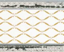 Бордюр Ape CENEFA DELIS BLANCO SILVER 20*10
