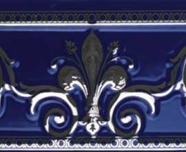 Бордюр Ape CENEFA NOBLESSE COBALTO SILVER 20*10