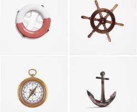 Декор Ape Marine Mix Blanco 20х20