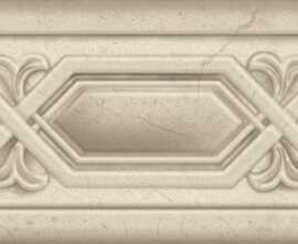 Бордюр Ape A037956 Cenefa Limestone Cream 10x25