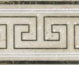 Бордюр Ape A036730 Cenefa Sabba Matt Gold 8x25
