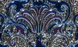 Декор Absolut Keramika Decor Damasco Cobalto 10X30