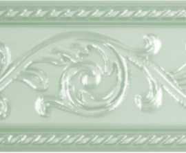 Бордюр CARMEN Cenefa Yara Verde Pastel 7.5*15