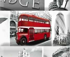 Панно Absolut Keramika Monocolor Composicion London Calling B 15х22.5