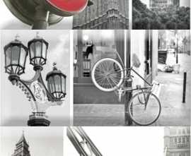 Панно Absolut Keramika Monocolor Composicion London Calling D 15х22.5