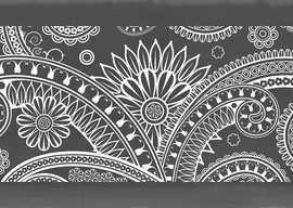 Декор Absolut Keramika Monocolor Decor Silver 7.5х15