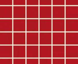 Мозаика RAKO WDM06041 на сетке красный 5x5 30x30