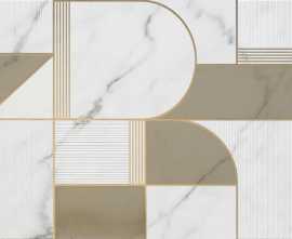 Декор Marazzi Italy M8T5 Allmarble Wall Golden White Satin Decoro Club 40x120